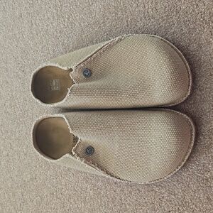 NEW | Birkenstock Zermatt Canvas Clogs, Womens 10 M /Mens 8 M Eggshell color